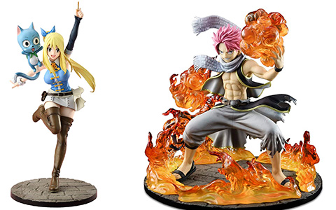 Fairy Tail Final Season 1:8 figures from Bellfine: Natsu Dragneel and Lucy Heartfilia