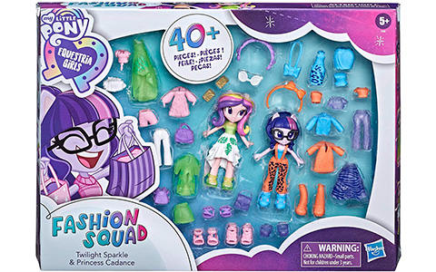 My Little Pony Equestria Girls Fashion Squad Twilight Sparkle and Princess Cadance set