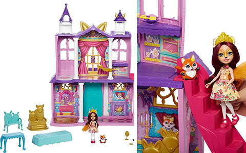 Royal Enchantimals: Royal Ball Castle with Felicity Fox doll and Flick figure