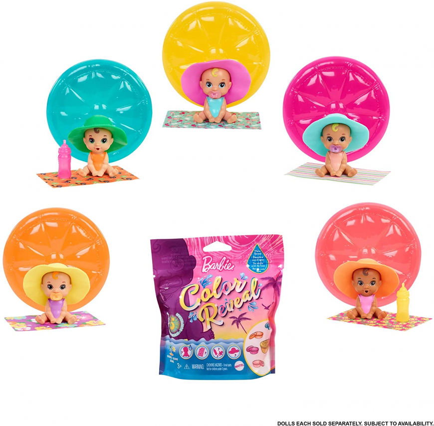 Barbie Color Reveal baby dolls