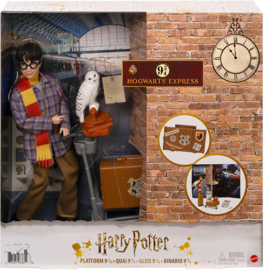 Mattel Harry Potter Platform 9 3/4 Hogwarts Express doll