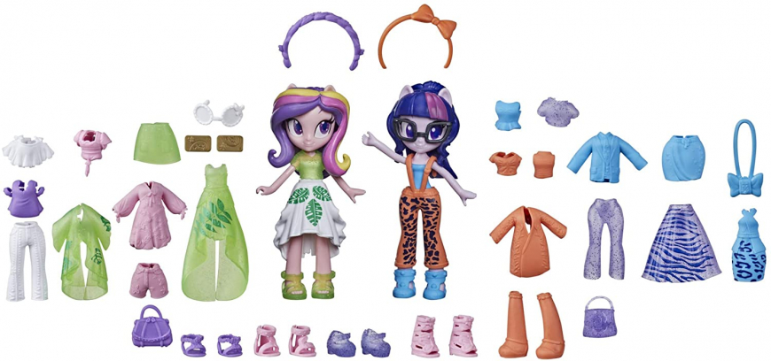 My Little Pony Equestria Girls Fashion Squad Twilight Sparkle and Princess Cadance set