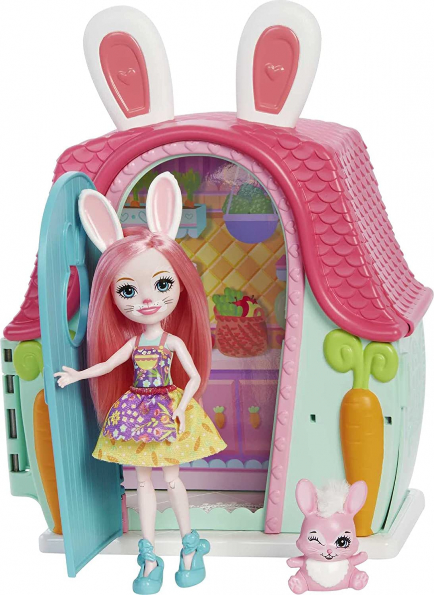 Enchantimals Bree Bunny Cottage with doll playset