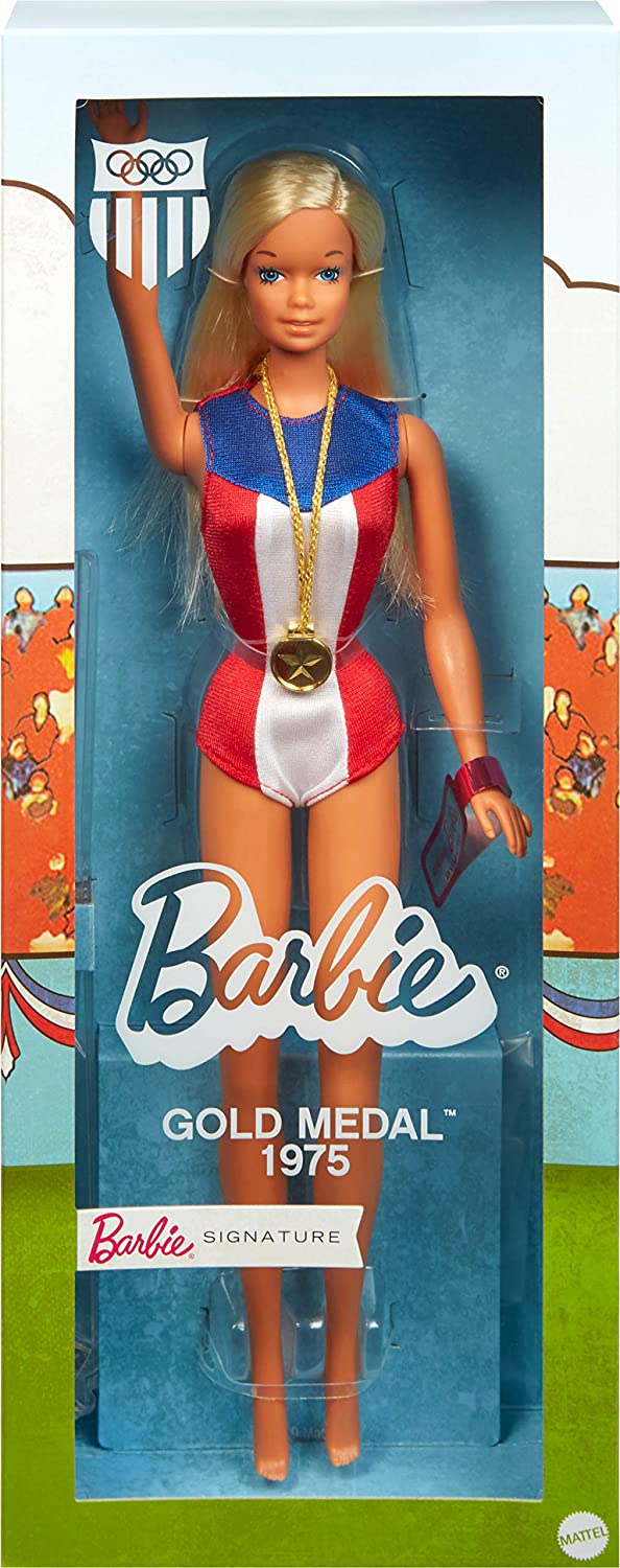 Barbie 1975 Gold Medal doll Reproduction is available now