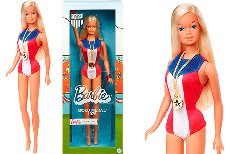 Barbie 1975 Gold Medal doll Reproduction is available now