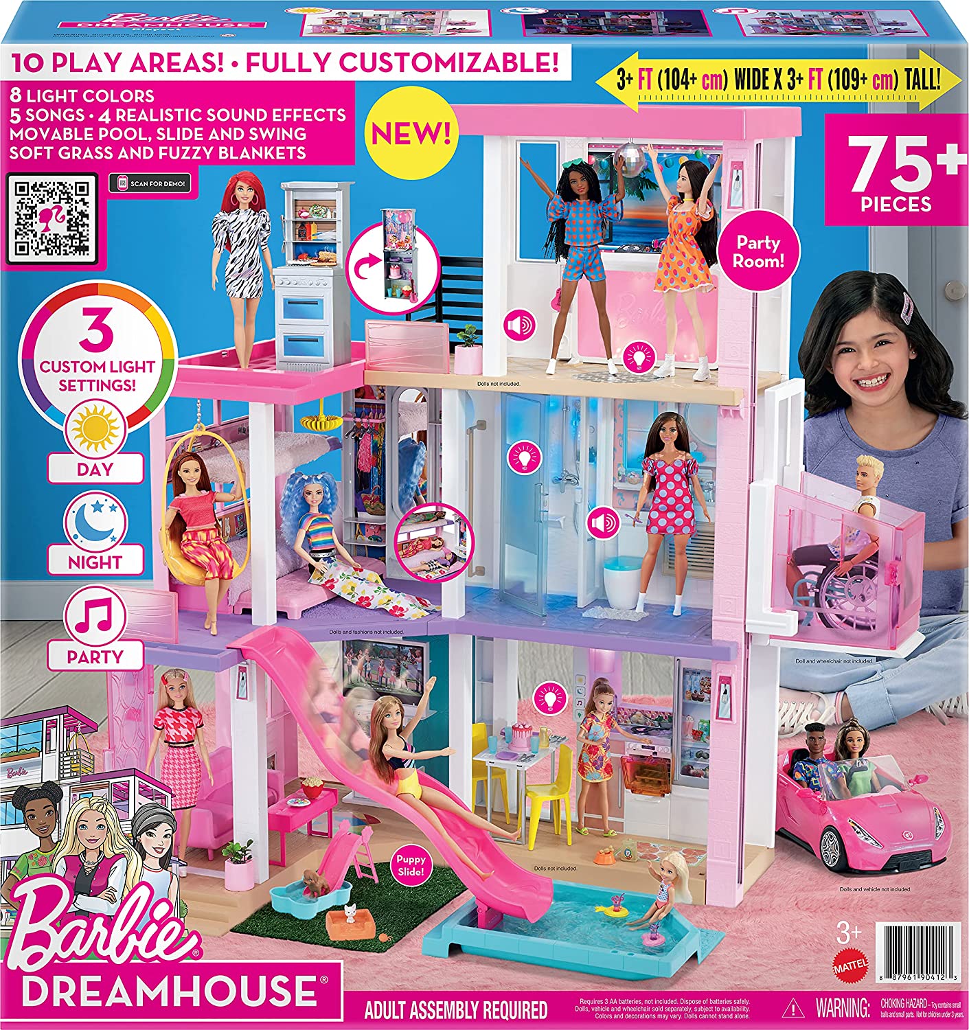 New Barbie Dreamhouse 2021 With Lights And Sounds Is Available Now Youloveit Com