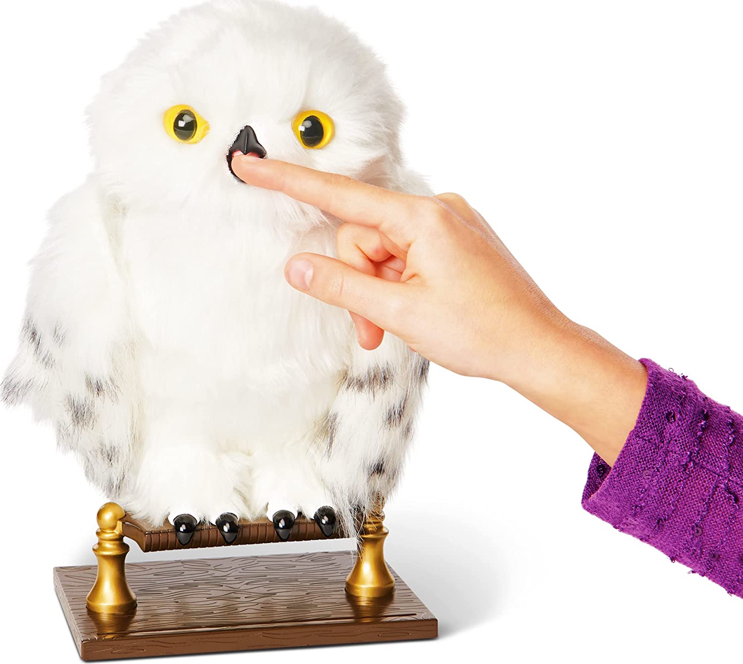 Realistische Hedwig Owl Toy Mini Simulation Modell 2019 Weihnachtsgeschenk LZ 