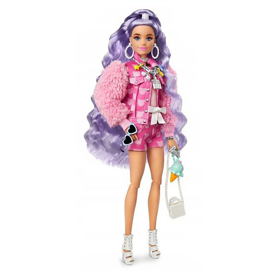 Barbie Extra Doll 2021 Millie with with purple wavy hair - GXF08