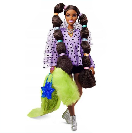 Barbie Extra Doll 2021 Pigtails with bobble hair ties - GXF10