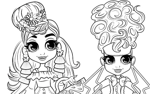 Hairdorables Hairmazing coloring pages