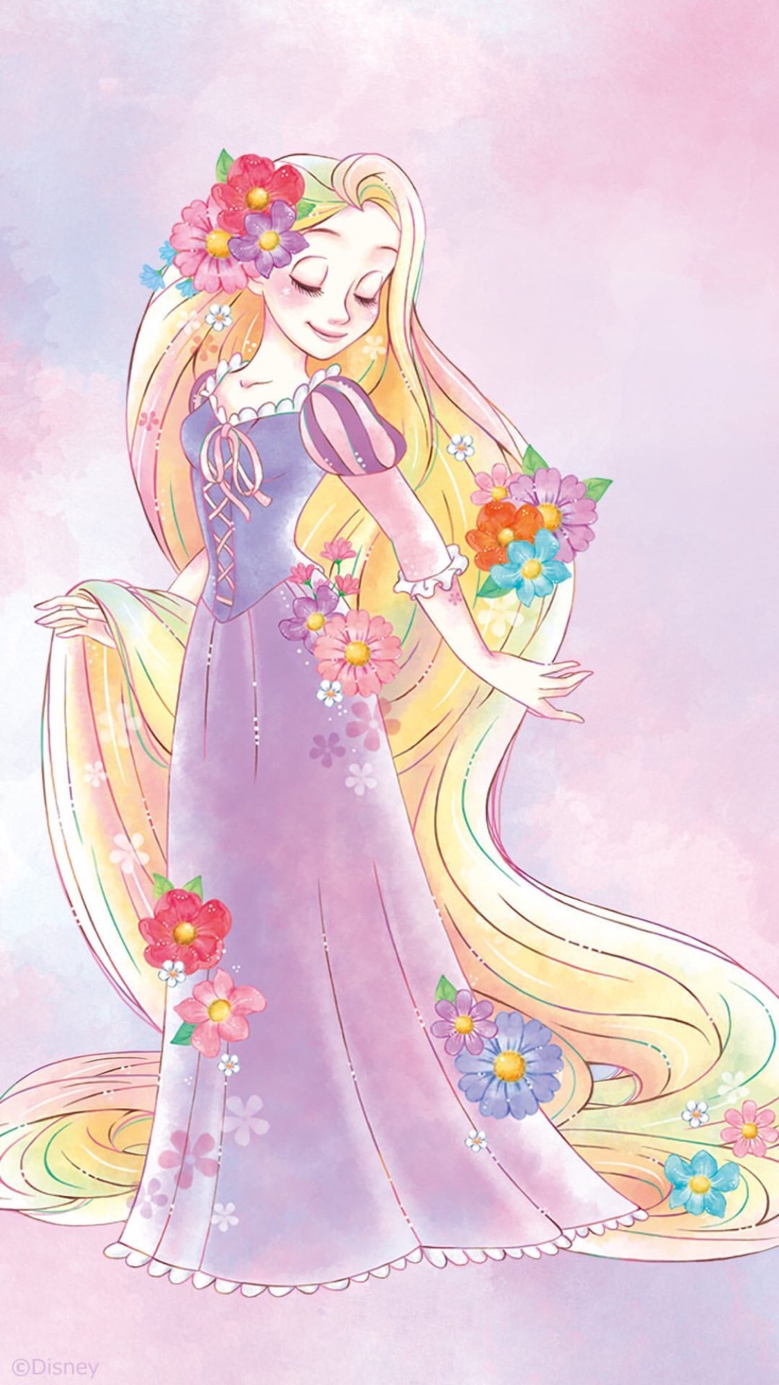 Download Princess Rapunzel From Disney Phone Wallpaper  Wallpaperscom