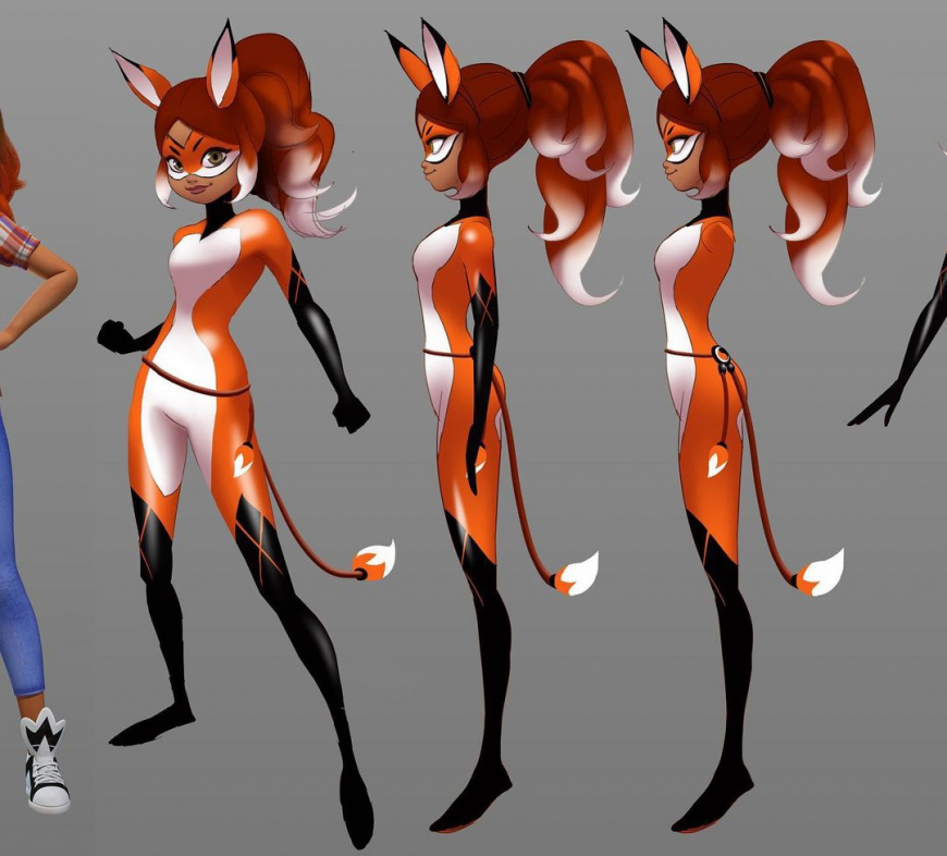 Miraculous Ladybug Rena Rouge official concept art