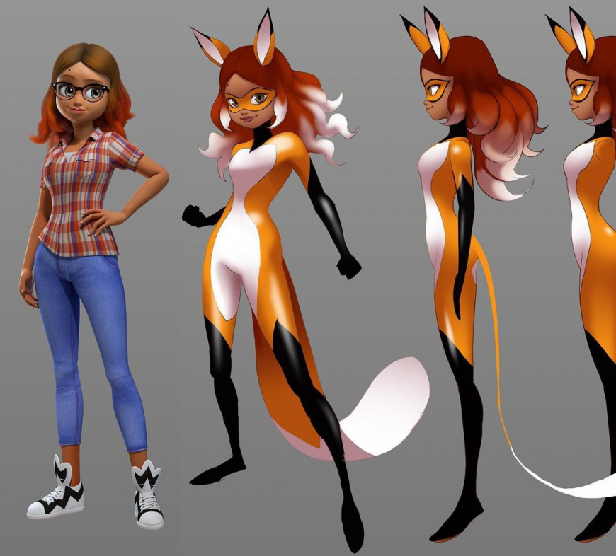 Miraculous Ladybug Rena Rouge official concept art