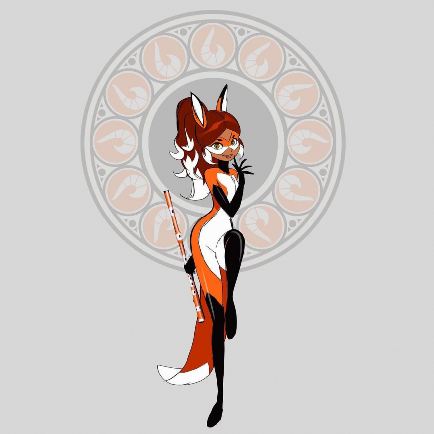 Miraculous Ladybug Rena Rouge official concept art