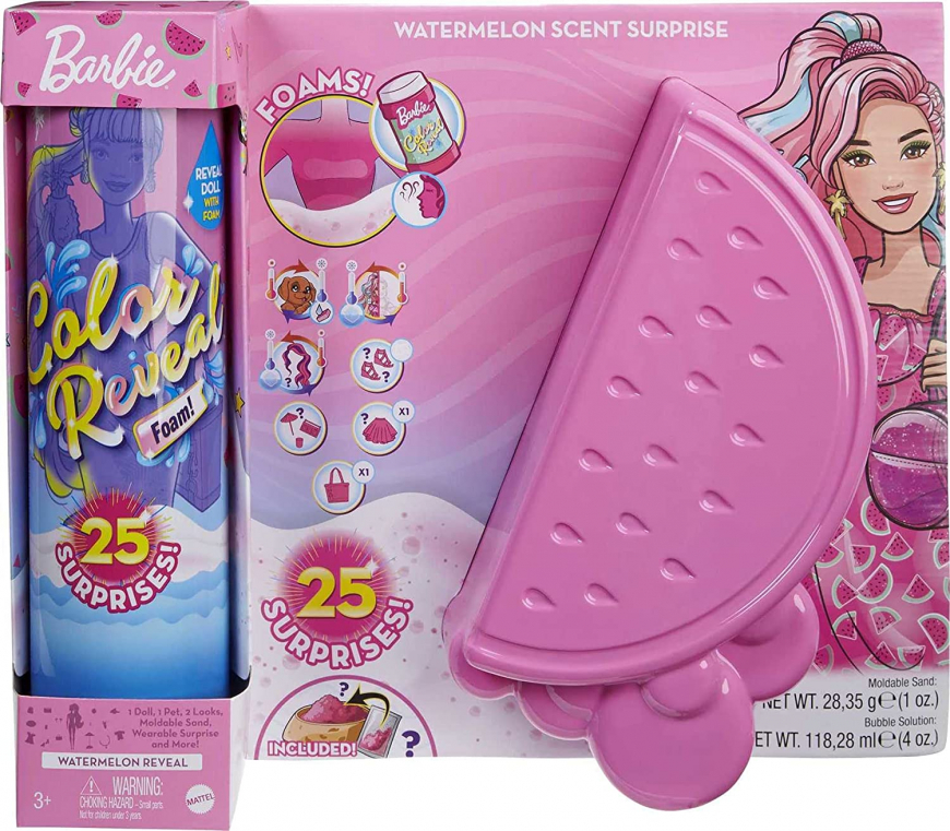 Barbie Color Reveal Foam Watermellon