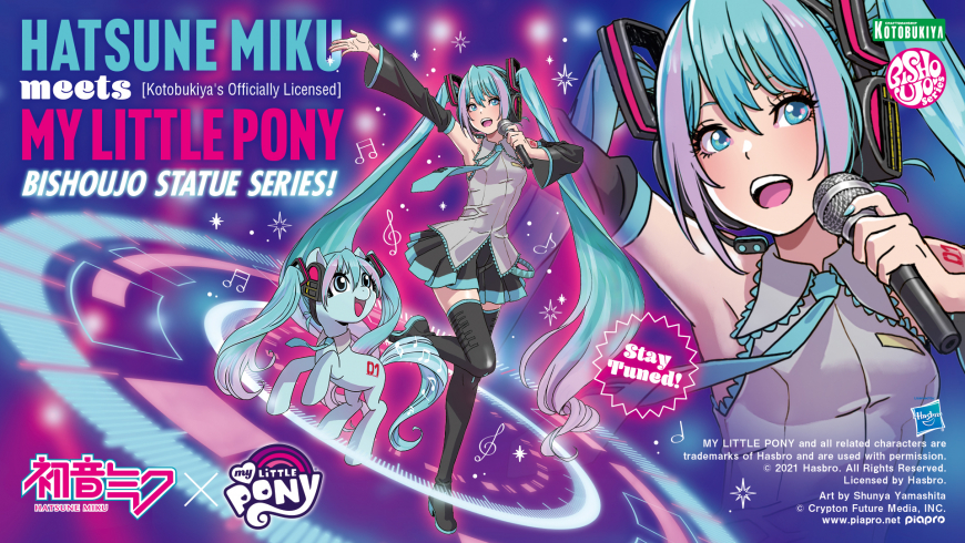 Kotobukiya My Little Pony Hatsune Miku Bishoujo figure