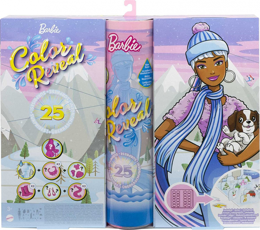 Barbie Color Reveal Advent Calendar 2021 YouLoveIt com