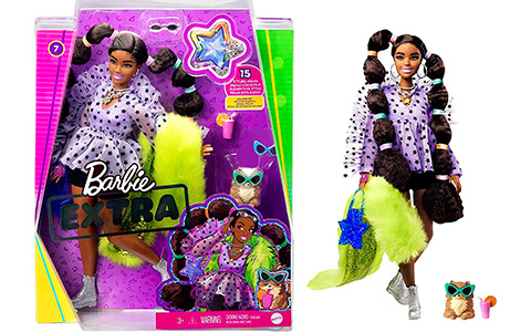 New 2021 Barbie Extra Doll with Long Pigtails is available now!