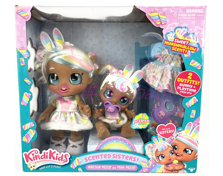 Kindi Kids Scented Sisters Marsha Mello and Mini Mello