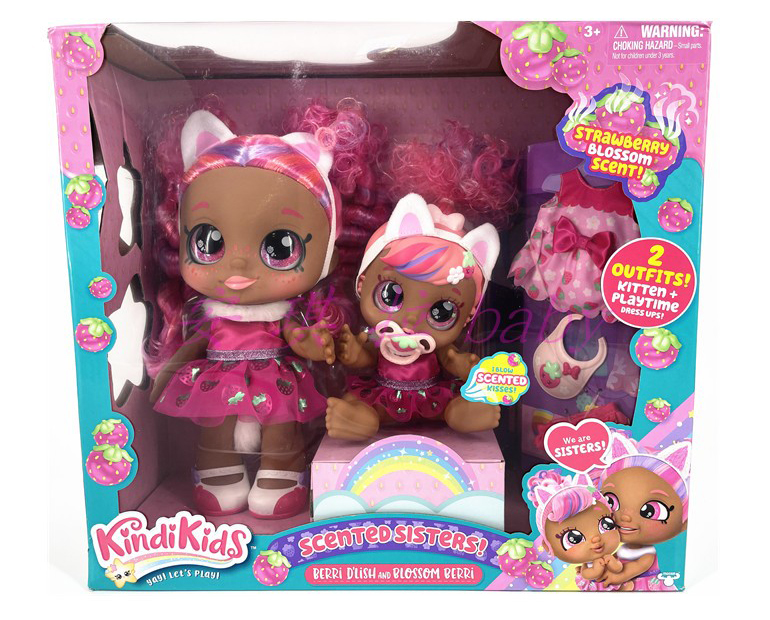 Kindi Kids Scented Sisters Berri D’lish and Blossom Berri