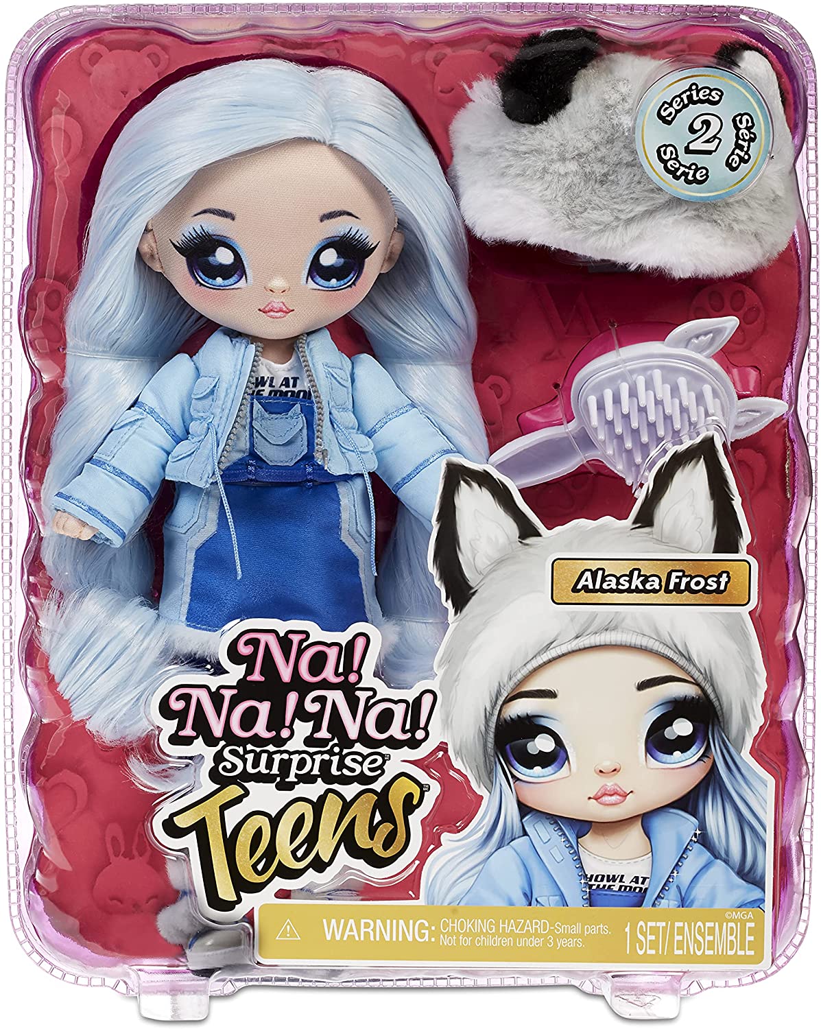 Na Na Na Surprise Teens series 2 dolls: Alaska Frost, Amelia Outback,  Gretchen Stripes, Lila Lamb and Parker Scorch 
