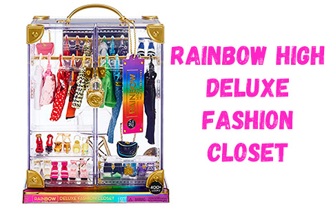Rainbow High Deluxe Fashion Closet with 31+ Fashion & Accessory pieces