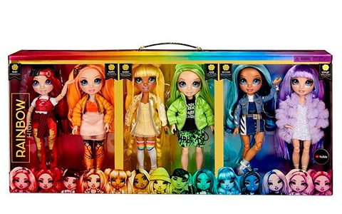 Rainbow High 6-pack doll sets