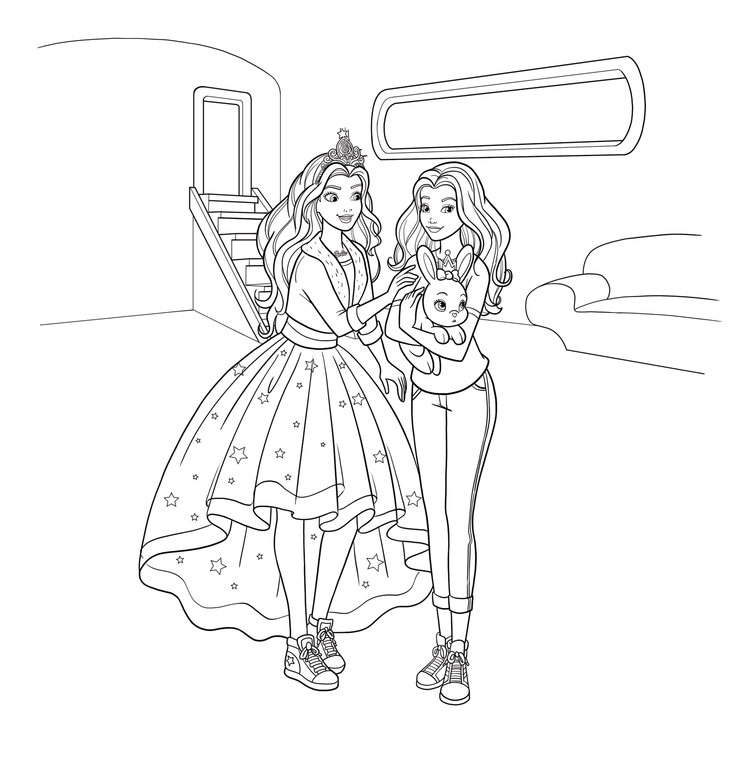 Barbie style coloring page | Barbie coloring pages, Mermaid coloring pages, Barbie  coloring