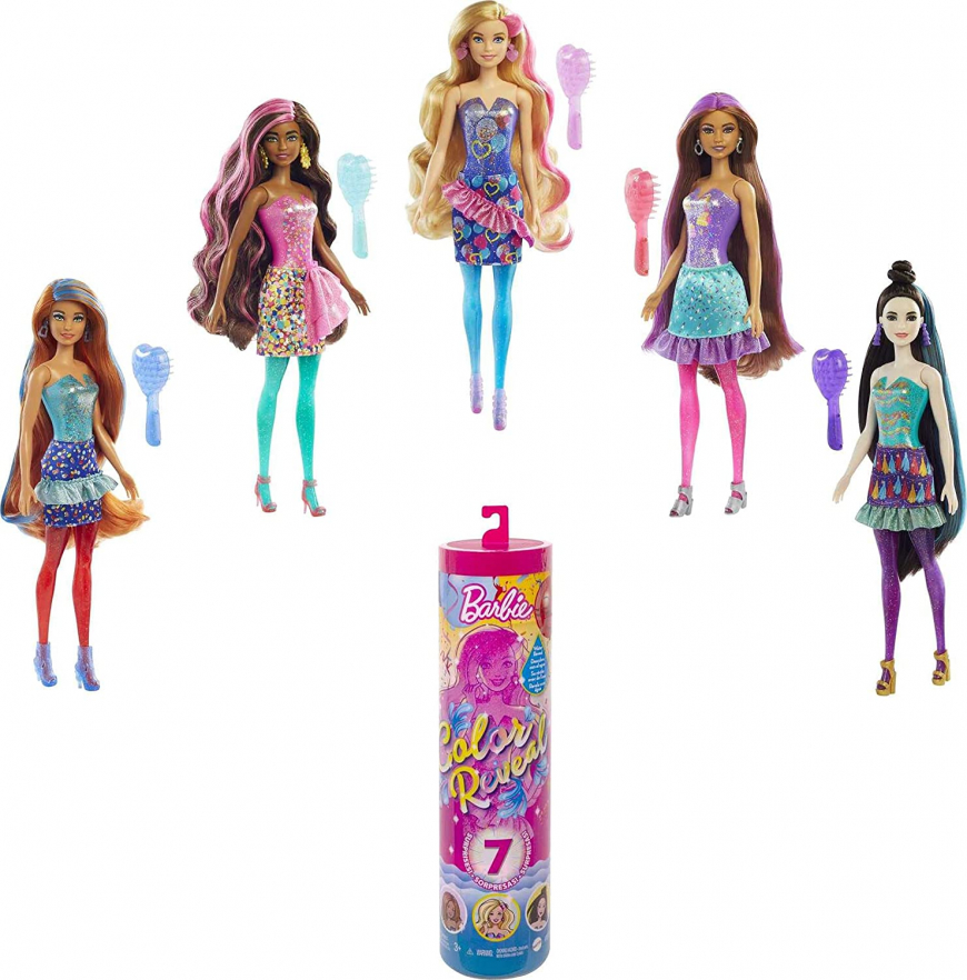 Barbie Color Reveal party-themed dolls 2021