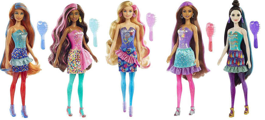 Barbie Color Reveal party-themed dolls 2021