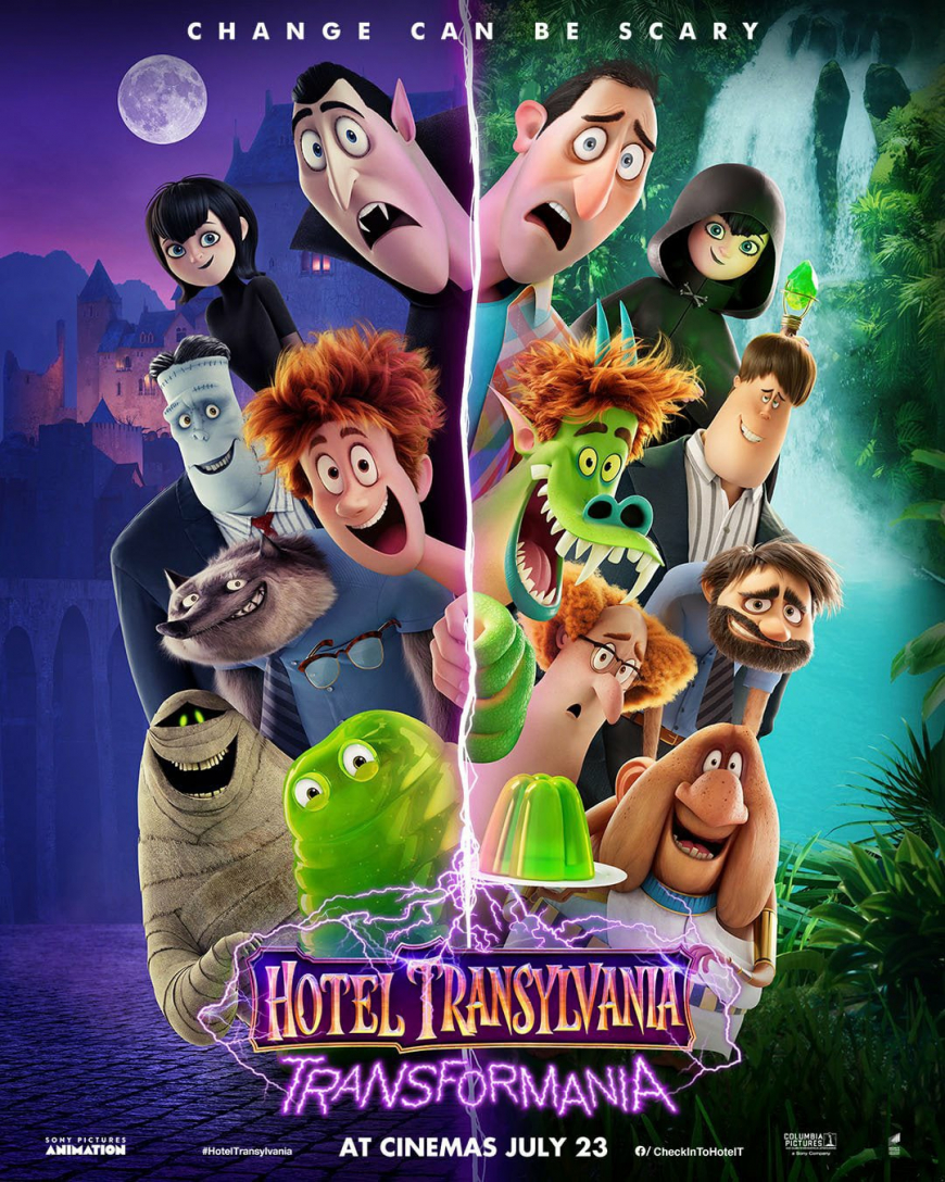 Hotel Transylvania Transformania first posters