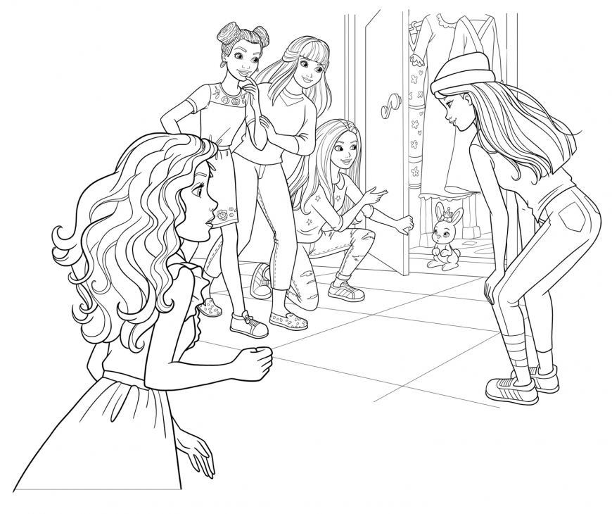 Barbie Princess Adventure coloring page free for print