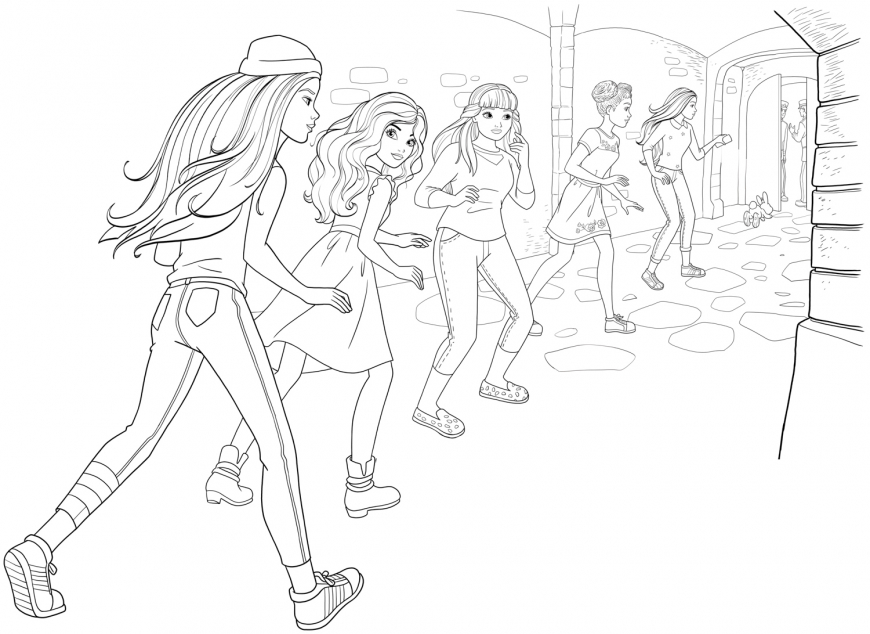 Barbie Princess Adventure coloring page free for print