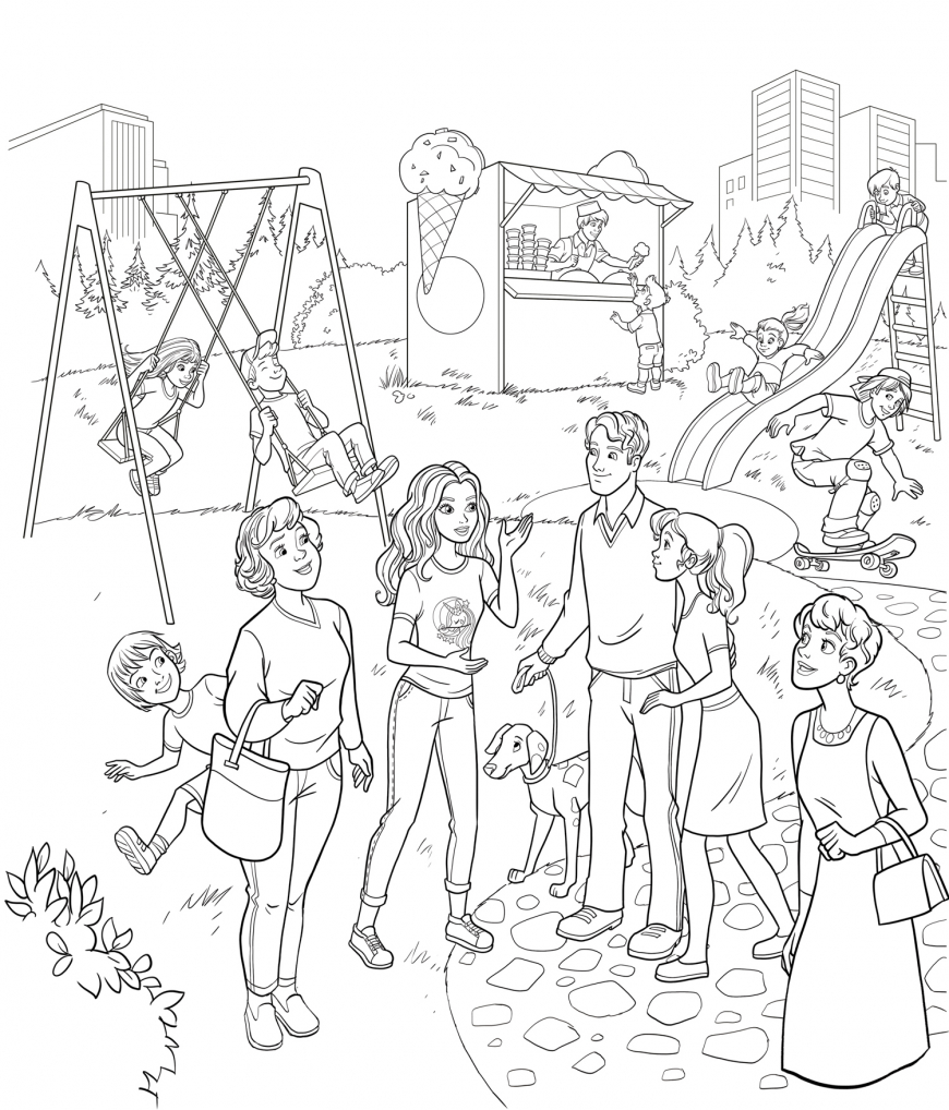 Barbie Princess Adventure coloring page free for print