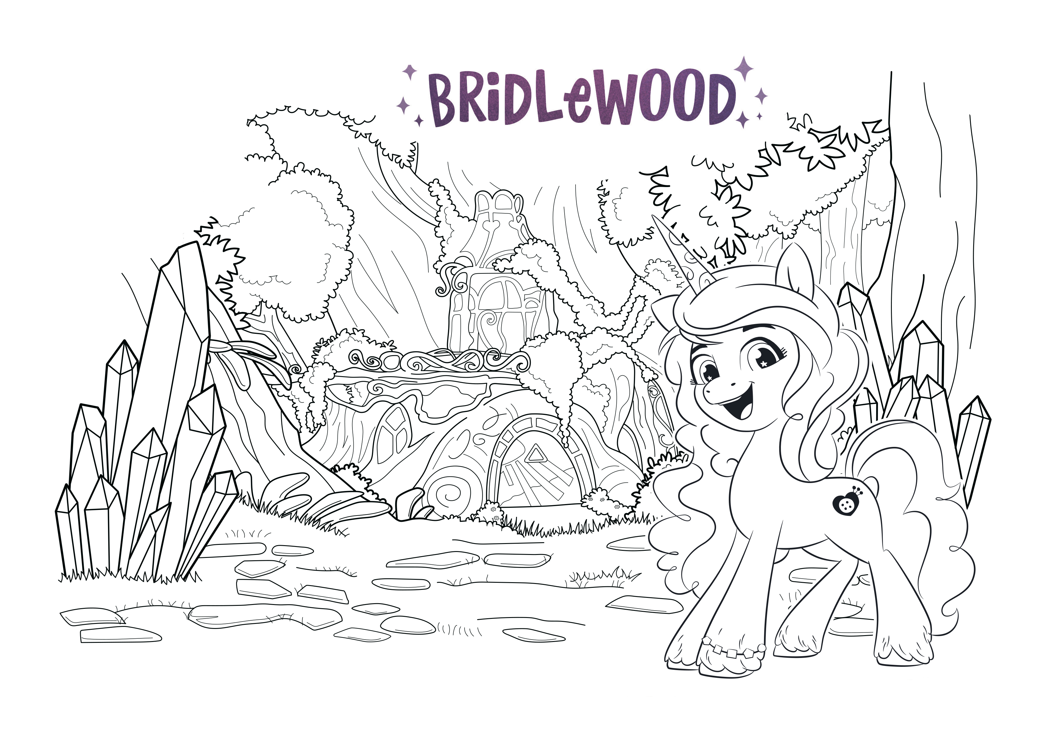 My Little Pony A New Generation movie coloring pages