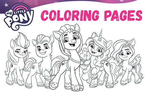My Little Pony: A New Generation movie coloring pages