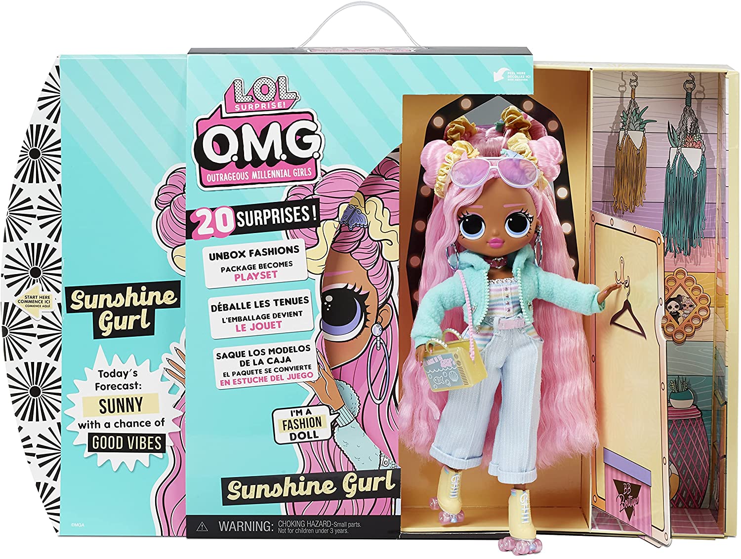 LOL OMG Series 4.5 dolls Moonlight B.B. and Sunshine Gurl - big