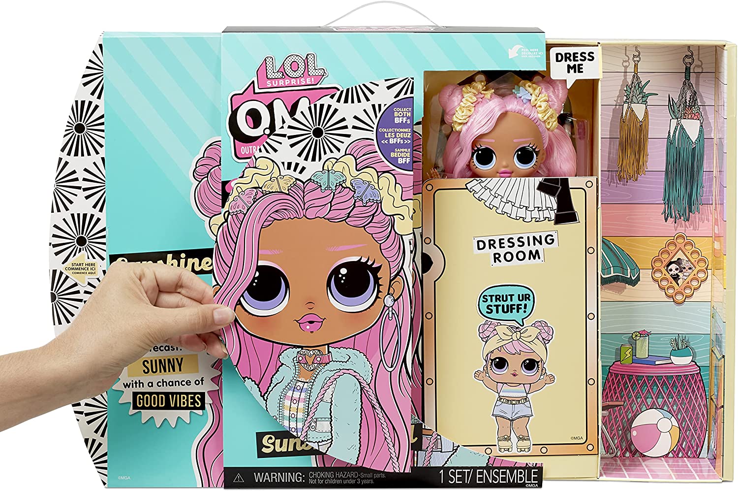 LOL OMG Series 4.5 dolls Moonlight B.B. and Sunshine Gurl - big sisters