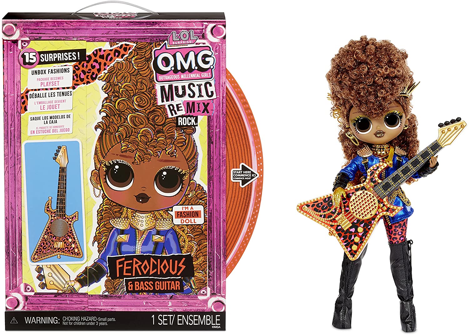 LOL OMG Music Remix Rock single release dolls: Metal Chick, Bhad Gurl