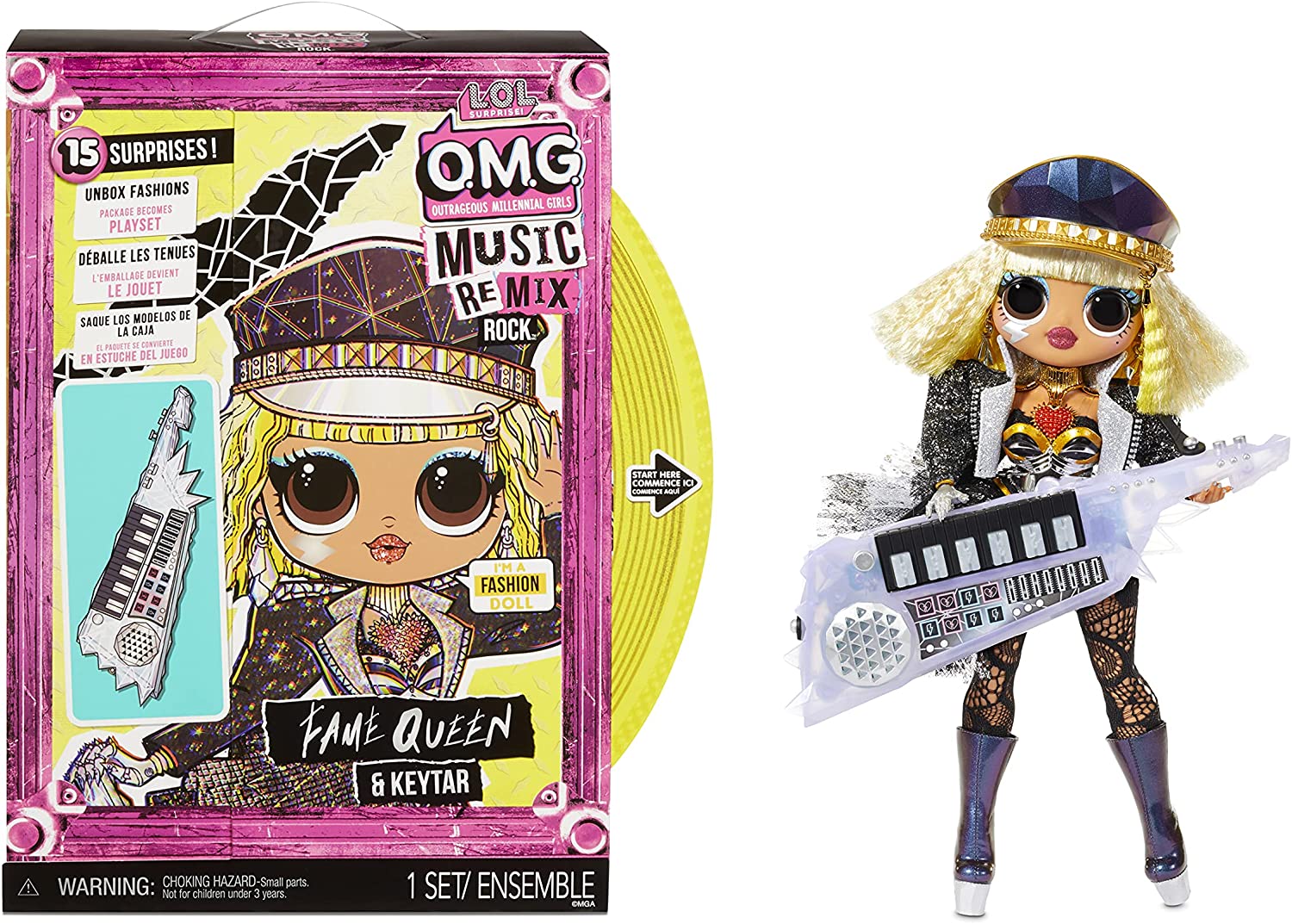 LOL OMG Music Remix Rock single release dolls: Metal Chick, Bhad Gurl