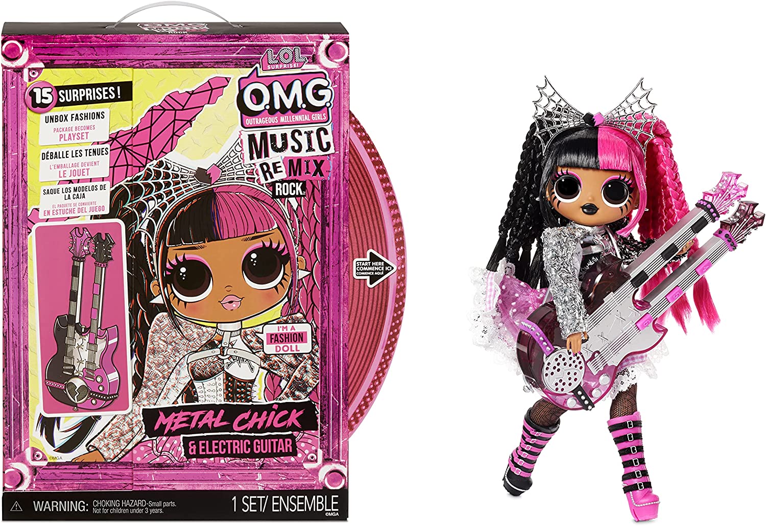 LOL OMG Music Remix Rock single release dolls: Metal Chick, Bhad Gurl