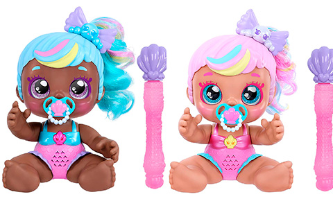 Kindi Kids Baby Bubble ‘n Sing dolls: Bonni Bubbles and Poppi Pearl
