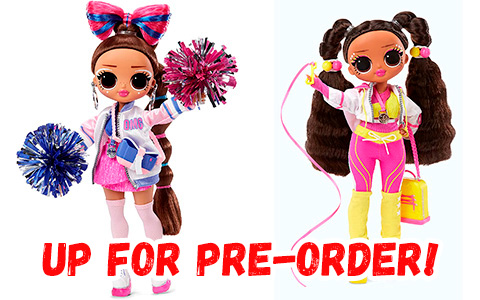 LOL OMG All Star BBs Sports dolls: Vault Queen and Cheer Diva