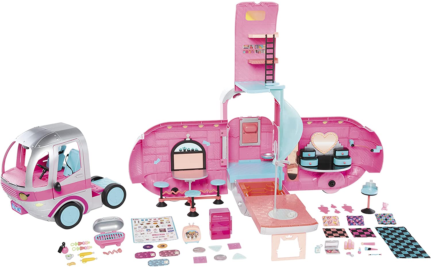 is selling LOL Surprise Tiny Toys full set 1 - 18 Pack to Build a  Tiny Glamper for $84.99 