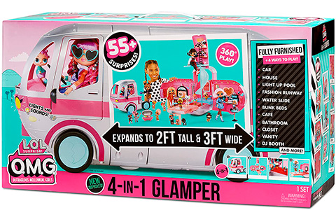 New silver pink LOL Surprise OMG Glamper 2021