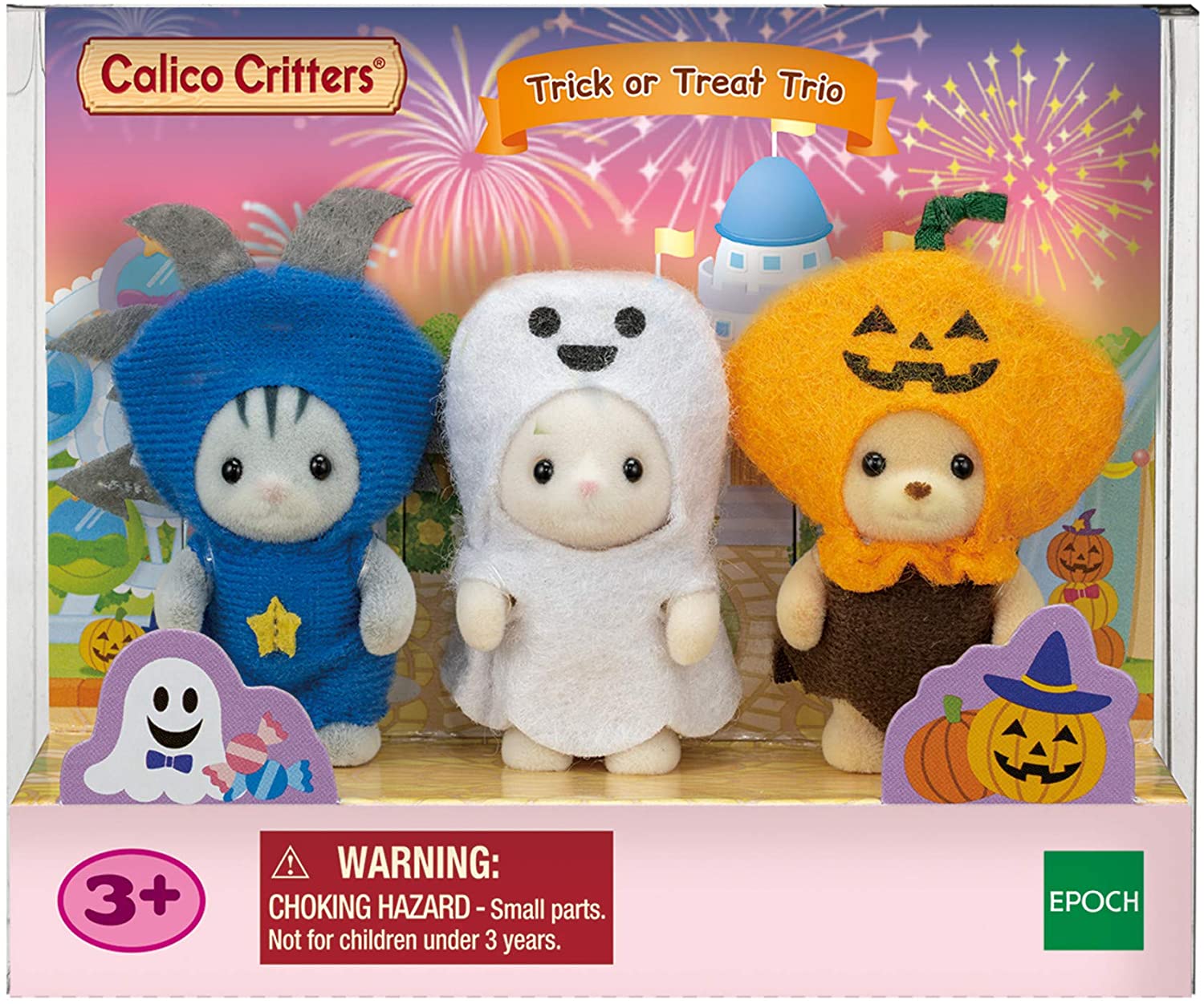 Details about   Sylvanian Families Calico Critters Baby Halloween Trio Set 