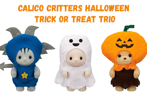 Calico Critters Halloween Trick or Treat Trio