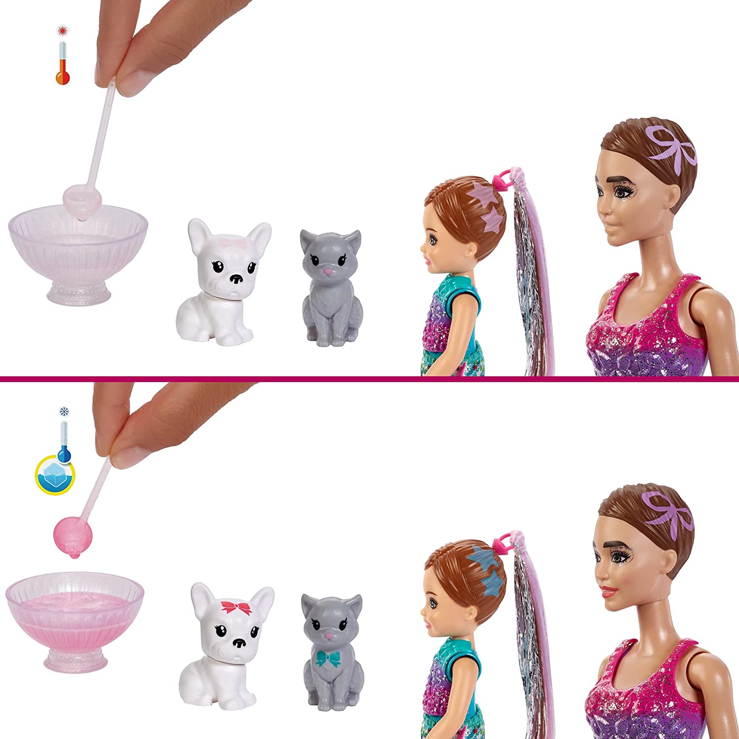 barbie color reveal festa confetti gwc58