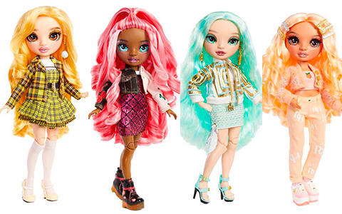 Rainbow High Series 3 dolls: Ice, Mint, Rose, Orchid, Marigold, Peach