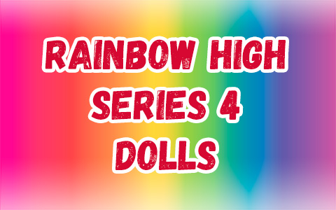 Rainbow High Series 4 dolls: Burgundy, Emerald, Neon Orange, Cobalt, Violet and Pink boy